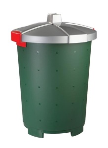Бак для сбора отходов 65л, зеленый, Restola
